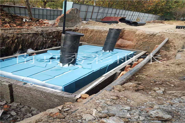 山西晉城文化藝術中心500方雨水收集系統